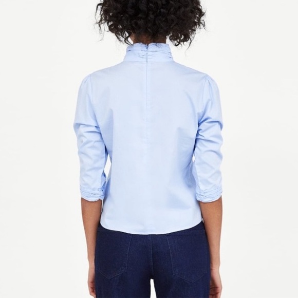 NWT Zara Bejeweled Blouse - Picture 3 of 4